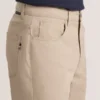 COMPACT HERRINGBONE TROUSERS Crockery