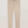 COMPACT HERRINGBONE TROUSERS Crockery