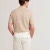CONNYR Textured Knit Button-Through Polo Shirt
