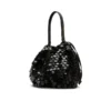 CORAL Soft Pouch Embellished Bucket Bag