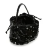 CORAL Soft Pouch Embellished Bucket Bag