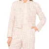 CROPPED STRUCTURED POCKET DETAIL JACKET Ivory
