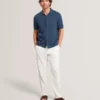 CULVERR Relaxed Linen Blend Elasticated Trousers