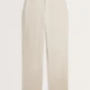 CULVERR Relaxed Linen Blend Elasticated Trousers