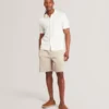 CULVES Relaxed Linen Blend Elasticated Shorts