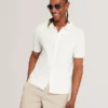 CULVES Relaxed Linen Blend Elasticated Shorts