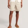 CULVES Relaxed Linen Blend Elasticated Shorts