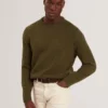 DEMARIO Relaxed Fit Wool Rich Knit Sweater