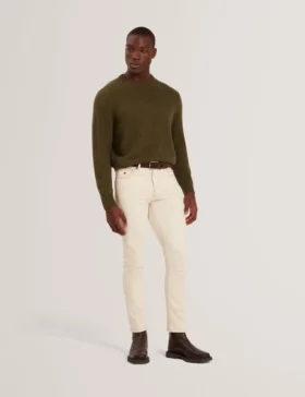 DEMARIO Relaxed Fit Wool Rich Knit Sweater