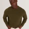 DEMARIO Relaxed Fit Wool Rich Knit Sweater