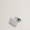 DIAMONT Engraved Diamond Pattern Cufflinks