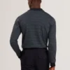 DURAND Micro Geo Jacquard Long Sleeve Polo