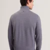 DURANO Quilted Front Zip-Through Knit Jacket