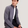 DURANO Quilted Front Zip-Through Knit Jacket