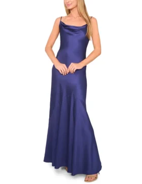 EILA Cowl Neck Strap Dress