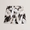 ELTHAMM Relaxed Botanical Print Pull-On Shorts