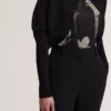 ERHAN Ribbed Knit Cropped Bolero Cardigan