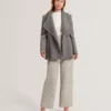 EVIGNA Wool Rich Hourglass Short Wrap Coat