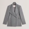 EVIGNA Wool Rich Hourglass Short Wrap Coat