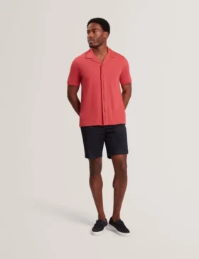 FENDRY Relaxed Cotton Linen Button-Through Shirt