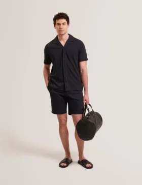 FENDRY Relaxed Cotton Linen Button-Through Shirt