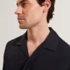 FENDRY Relaxed Cotton Linen Button-Through Shirt