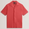 FENDRY Relaxed Cotton Linen Button-Through Shirt