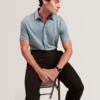 FILLIPP Soft Jersey Button-Through Polo Shirt