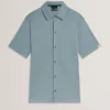 FILLIPP Soft Jersey Button-Through Polo Shirt