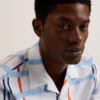 GARDON Check Print Relaxed Short Sleeve Shirt