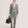GENEVA Textured Stretch Cotton Slim Fit Shirt