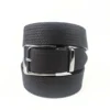 GEO EMBOSSED BELT Black