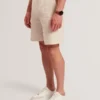 GIVRAN Slim Fit Linen Blend Tailored Shorts