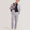 GIVRANT Tailored Linen Blend Slim Fit Pants