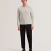 GLANT Cashmere Cable Detail Crew Neck Jumper