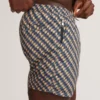 GLENDLE Goldfish Geometric Print Swim Shorts