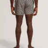 GLENDLE Goldfish Geometric Print Swim Shorts