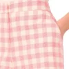 HANA Gingham Tailored High-Waisted Shorts