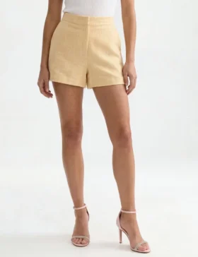 HANA Tailored Woven Straight Leg Shorts