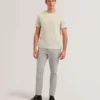 HANDLY Micro Houndstooth Slim Fit Pants