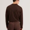 HAVEL Argyle Knit Long Sleeve Polo Shirt
