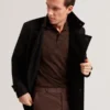 HAVEL Argyle Knit Long Sleeve Polo Shirt