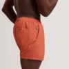 HEFFNER Seersucker Mid-Length Swim Shorts