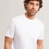HEMINWY Jacquard Textured Grid Cotton T-Shirt
