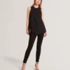 ICANA Draped Front Asymmetric Sleeveless Top