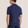 INTARSIA SWEATER POLO Sky Captain