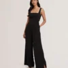 INUJ Panelled Wide Leg Tailored Jumpsuit