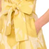 JORDANA Jacquard Floral Tailored Wrap Maxi Dress