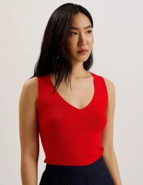 JOSIIY V Neck Sleeveless Top
