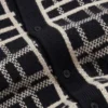 JOVIEN Check Print Button-Through Knit Polo